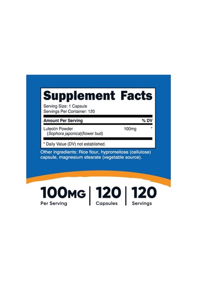 Nutricost, Luteolin, 100 Mg, 120 Capsul.tr Tek Yetkili Satıcı...