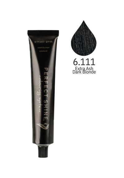 Perfect Shine Permanent Profesyonel Saç Boyası 100 ML Ekstra Yoğun Küllü Koyu Sarı Intense Ash