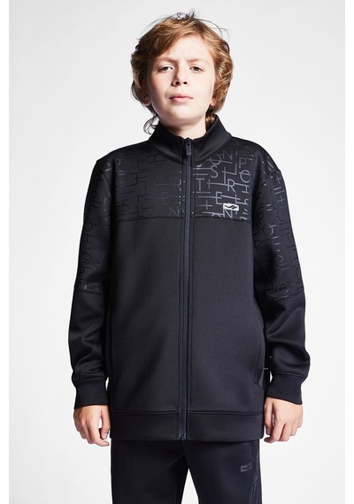 Lescon Çocuk Fermuarlı Sweatshirt 24b-3135 Siyah