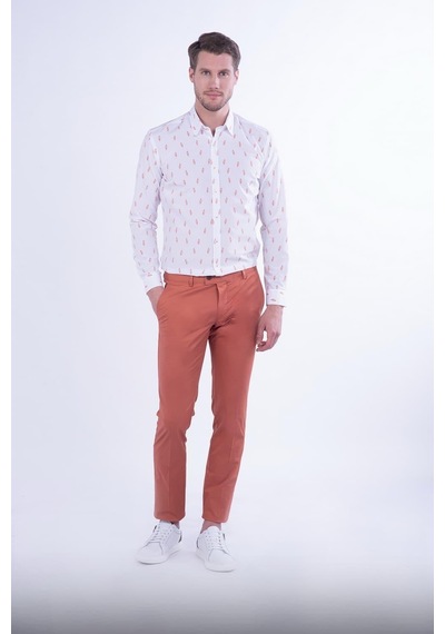 Efor P 1080 Slim Fit Kiremit Spor Pantolon Kiremit