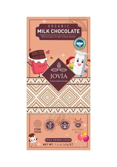 Jovia Organik Sütlü Çikolata Kids 40 G - 4 Adet Tarı