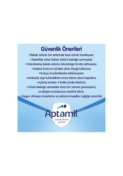 Aptamil 1 Bebek Sütü 800 G 2 Adet