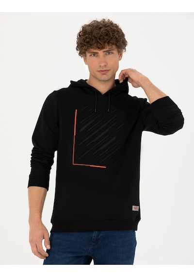 Pierre Cardin Erkek Siyah Sweatshirt 50272825-vr046 Siyah