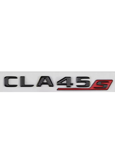 Benz Cla 45s Piano Black Bagaj Yazısı 3m 3d Abs