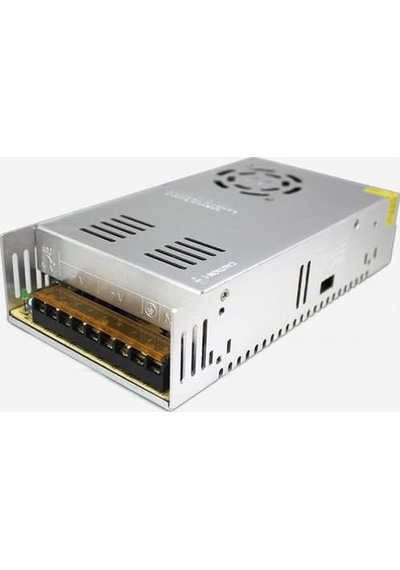 Adaptör Metal Kasa Fanlı Akım Korumalı 12V 40A Soğutucu Fanlı