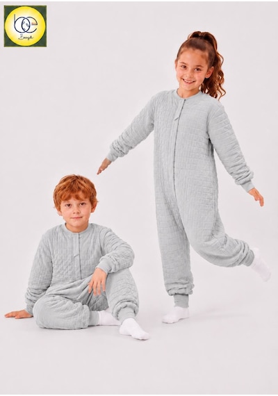 Babyhola Begı Kapitone 1.5 Tog Unisex Bebek Uyku Tulumu 2704 Gri