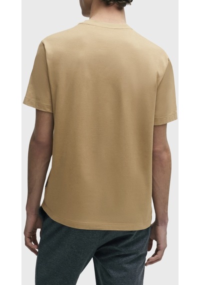 Boss Erkek T Shirt 50506923 260 Kahve Kahverengi