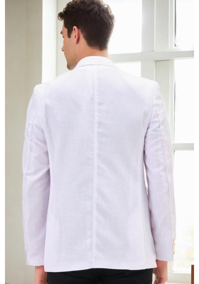 C5059 Dewberry Erkek Ceket-beyaz