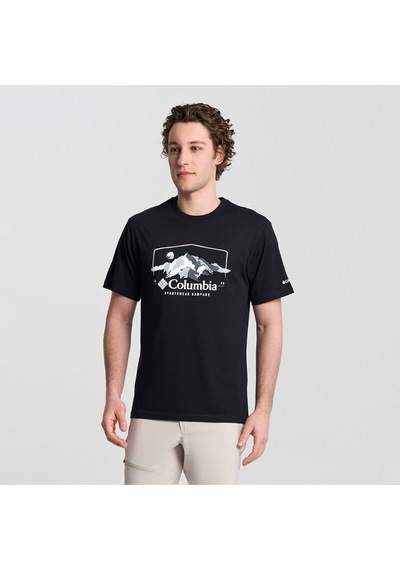 Columbia Explore Outdoors Ss Erkek Siyah T-shirt 9110831010