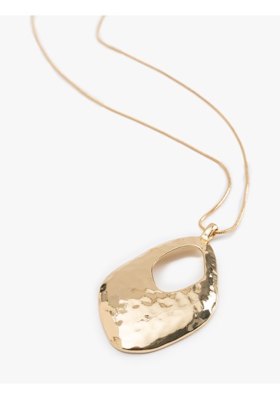 Koton Soyut Charm Detaylı Kolye Altın 5sak70466aa Altın