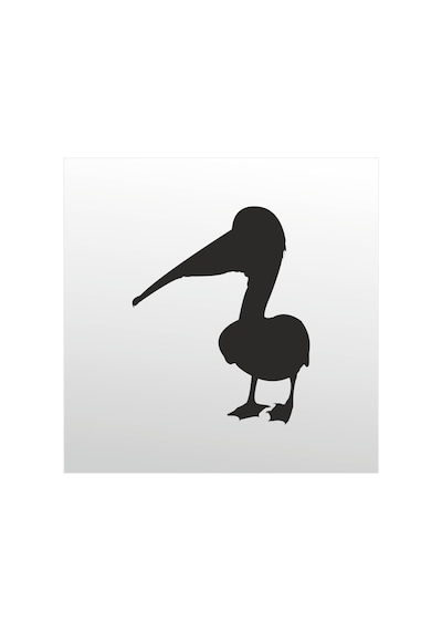Folyo Sticker Pelikan 50cm Uzunluk Siyah