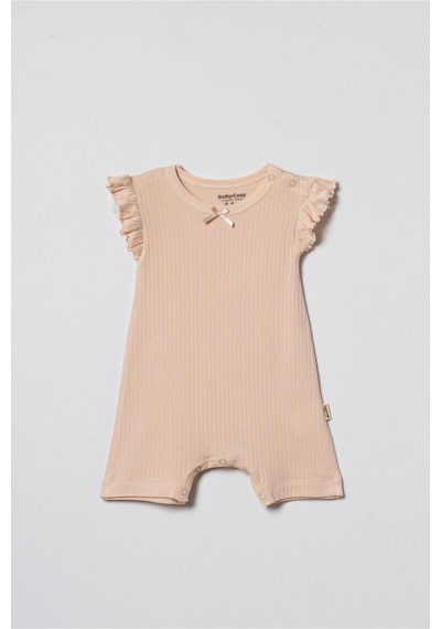 Babycosy Organic Wear %100 Organik Pamuk,2 Li Kız Bebek Tulum,fırfırlı Kısa Kol,yazlık Tulum Set,0-24 Ay,bebek Serisi Şeftali Babycosy Organic Wear %100 Organik Pamuk,2 Li Kız Bebek Tulum,fırfırlı Kısa Kol,yazlık Tulum Set,0-24 Ay,bebek Serisi Şeftali
