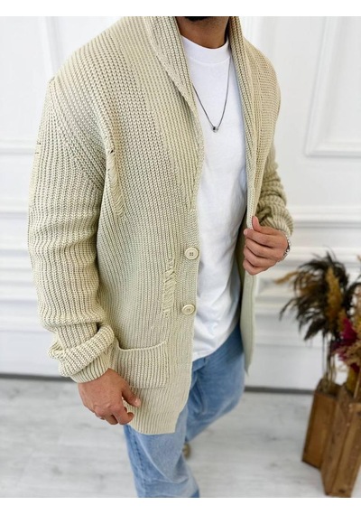 Elku Moda Hırka Örgülü Şal Yaka Cepli Lazer Kesim Yırtık Detaylı Tüylenmez Örgü Triko Hırka Krem Elku Moda Hırka Örgülü Şal Yaka Cepli Lazer Kesim Yırtık Detaylı Tüylenmez Örgü Triko Hırka Krem