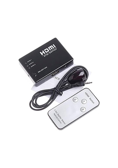 Al-4678 3 Port Hdmı Çoklayıcı Çoğaltıcı Kumandalı