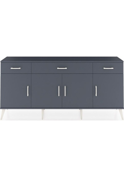 Arges Konsol 3 Raflı 3 Çekmeceli 4 Kapaklı 176x30x83 Antrasit-antrasit/antrasit Antrasit/antrasit Arges Konsol 3 Raflı 3 Çekmeceli 4 Kapaklı 176x30x83 Antrasit-antrasit/antrasit Antrasit/antrasit
