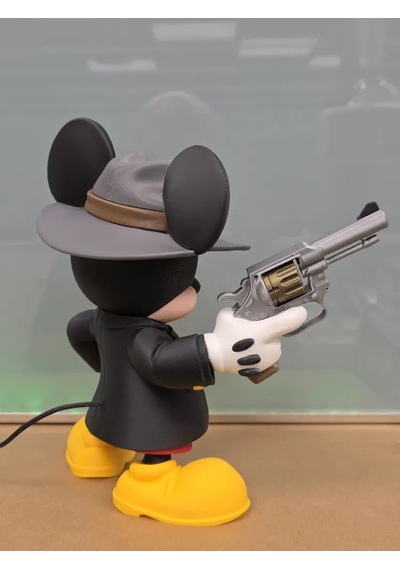 Gangster Mıckey Mause Figür 20cm-3d Baskı-kolleksiyonluk Biblo