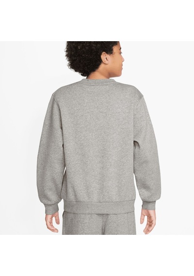 Nike Fd2992-063 Sportswear Club Fleece Genç Çocuk Sweatshirt'ü - Gri
