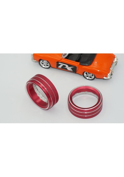 Dk Tuning Mustang 15-21 Ses Açma Düğmeleri Kırmızı Dekoratif Halk