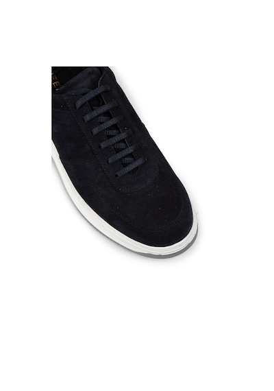 Deery Hakiki Süet Lacivert Erkek Sneaker Ayakkabı - 01965Mlcve03 Lacivert