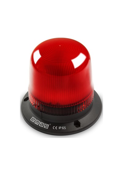 Emas IT120R024 IT Serisi Kırmızı 24V AC/DC LED Tepe Lambası 120mm