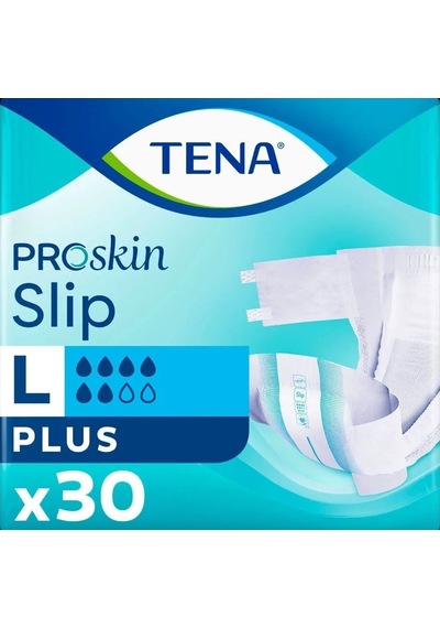 Tena Proskin Slip Plus Bel Bantlı Yetişkin Bezi L 60 Adet