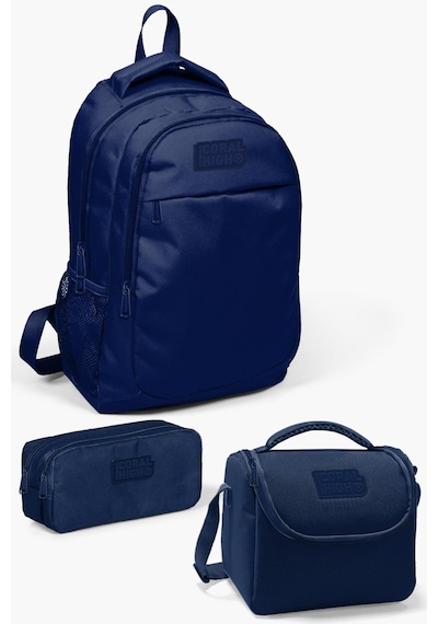 Coral High Kids Lacivert 3 Lü Okul Çanta Seti Set0114399