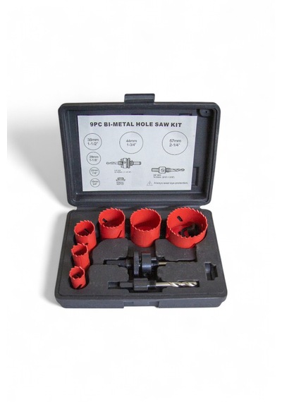 Alfa Hırdavat 9pcs Bi-metal Panç Takımı 19-57 Mm
