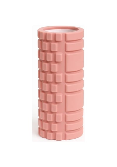 Delta Yüksek Yoğunluk Orta Sert Foam Roller Masaj Köpüğü Pembe Pembe