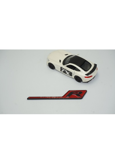 Dk Benz Amg R Gt R Eklenti Kırmızı Siyah Abs 3m 3d Bagaj Logo Amb
