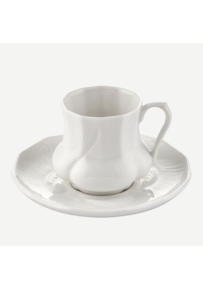 Beyaz Porselen Kahve Fincanı 150 Ml