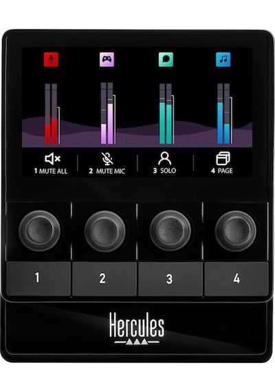 Hercules Stream 100 Gerçek Zamanlı Olarak Canlı Yayınları Yönetmek İçin Sezgisel Ses Kontrol Ünitesi