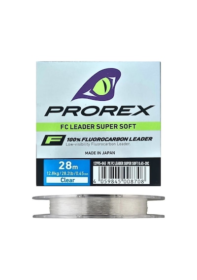 Daiwa Prorex 0.45mm 28m Fc Leader Soft %100 Fluorocarbon Misina
