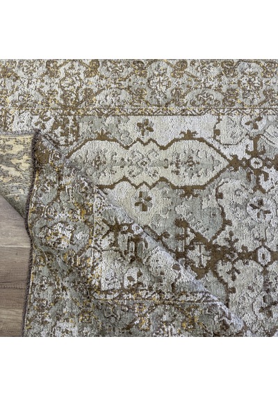 Hoom Rugs Arkaik Plz 02 Kahve Etnik Renkli Vintage Makine Halısı Çok Renkli