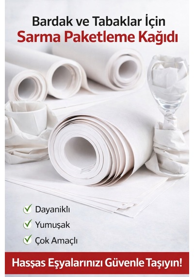 40x60 Tabak - Bardak Sarma Taşıma Taşınma Paketleme Kağıdı 50 Adet