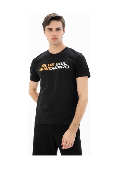 AR-MA Arma Erkek Slim Fit Bisiklet Yaka Tişört Y25344452401 Siyah