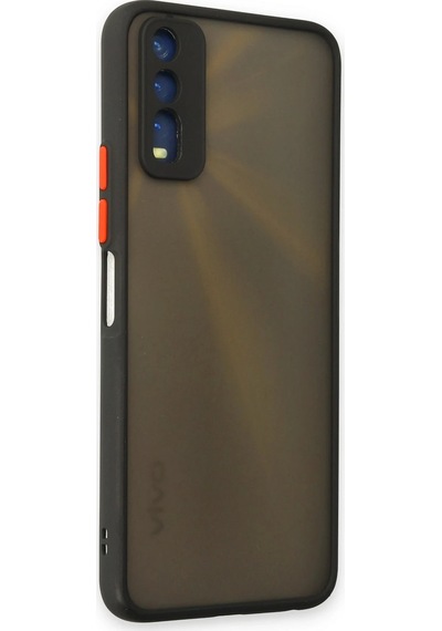 Newface Vivo Y11s Kılıf Montreal Silikon Kapak Semeglbl - 9 - Siyah