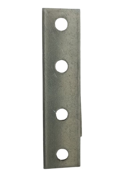 Cateksss Mobilya Dolap Bağlantı Sabitleme Düz Demir Gönye No:17 16x2x70 Mm - 48 Li Paket Gri