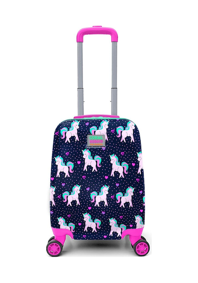 Coral High Kids Lacivert Pembe Unicorn Desenli Çocuk Valizi 16713 Lacivert - Pembe