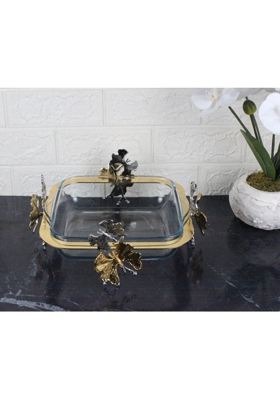 Atabey Home Kelebek Ayaklı Kare Borcam Set