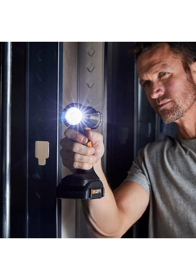 Worx Wx025.9 20volt 160/350 Lümen Profesyonel Çok Fonksiyonlu Led Fener Akü Dahil Değildir