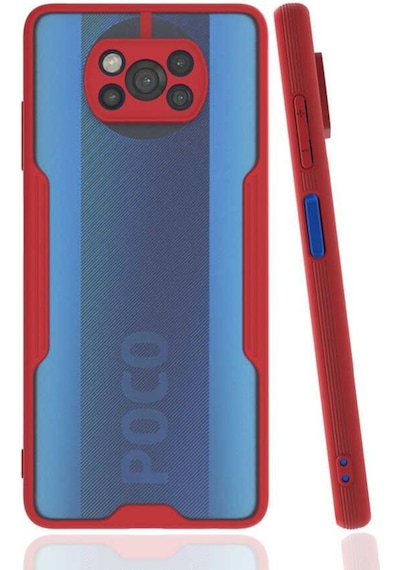 Xiaomi Poco X3 Kılıf ​​Kamera Korumalı Arkası Şeffaf Silikon
