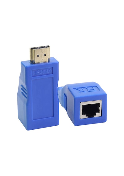 30m Hdmi Extender 4k-2k Hdmı Uzatma Aparatı 3d 1080p - Cat5e Cat6 Hdmı Uzatıcı - 30mt 1080p Görüntü