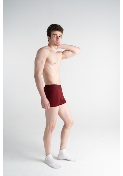 Mercan 12'li Erkek Bordo Boxer - Gün Boyu Nefes Alan Kumaş, Esneklik