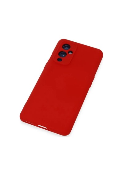 Jenerik One Plus 9 Kılıf Nano İçi Kadife Silikon - Kırmızı
