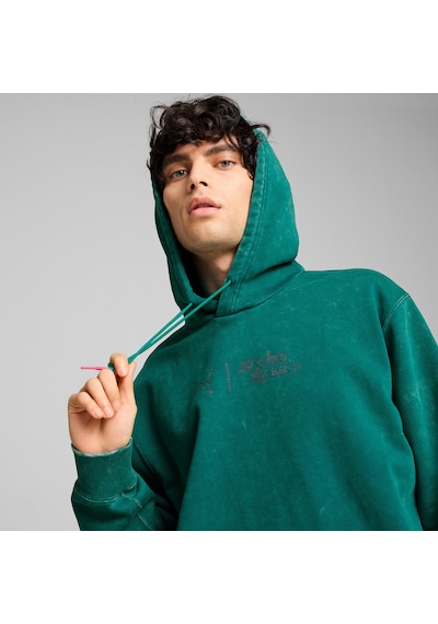 Puma X Squid Game Erkek Yeşil Sweatshirt Düz 627427 Yeşil