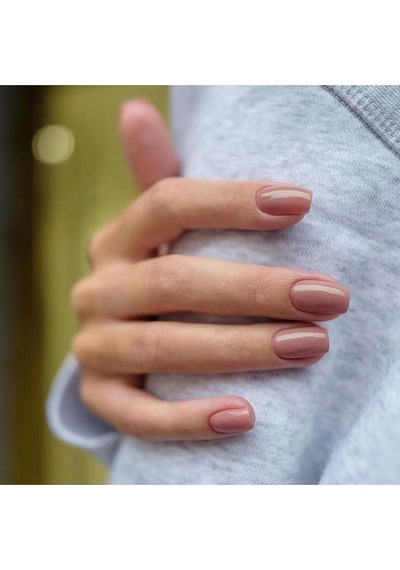 Düz Takma Tırnak Seti 24 Adet - Nude