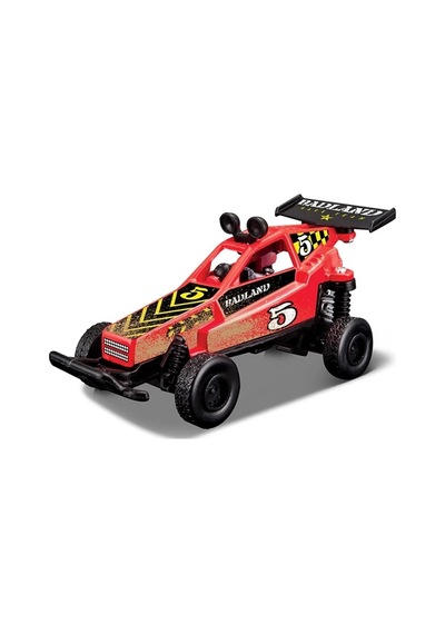 Maisto Fresh Metal Badland Racers Kırmızı 5 Oyuncak Araba Çok Renkli