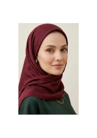 Meyynora Concept Ayrobin Jakar Şal Bordo - 934616190 Bordo - 934616190 Bordo