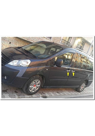 Markadan Fiat Scudo Krom Kapı Kolu 2006 Sonrası 4 Kapı Paslanmaz