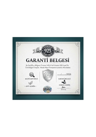 Gümüş Ay Yıldız Hilal Rose Gold Renk Kolye 925 Ayar Gümüş